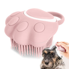 Silicone Brush with Shampoo Dispenser